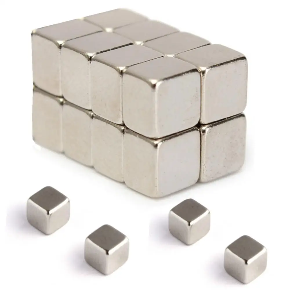 Strong Square 10x10x10mm Neodymium Magnet Block N35 Rare Earth Magnets Craft DIY 