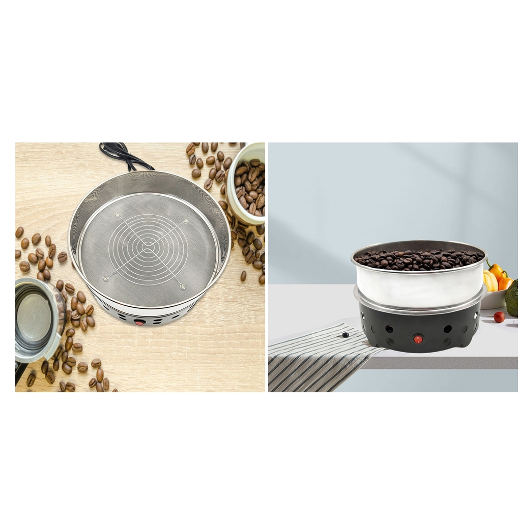 Durable Coffee Beans Roasting Baking Machine Non-Stick for Nut Home Use Cashew Peanut 110V US Plug