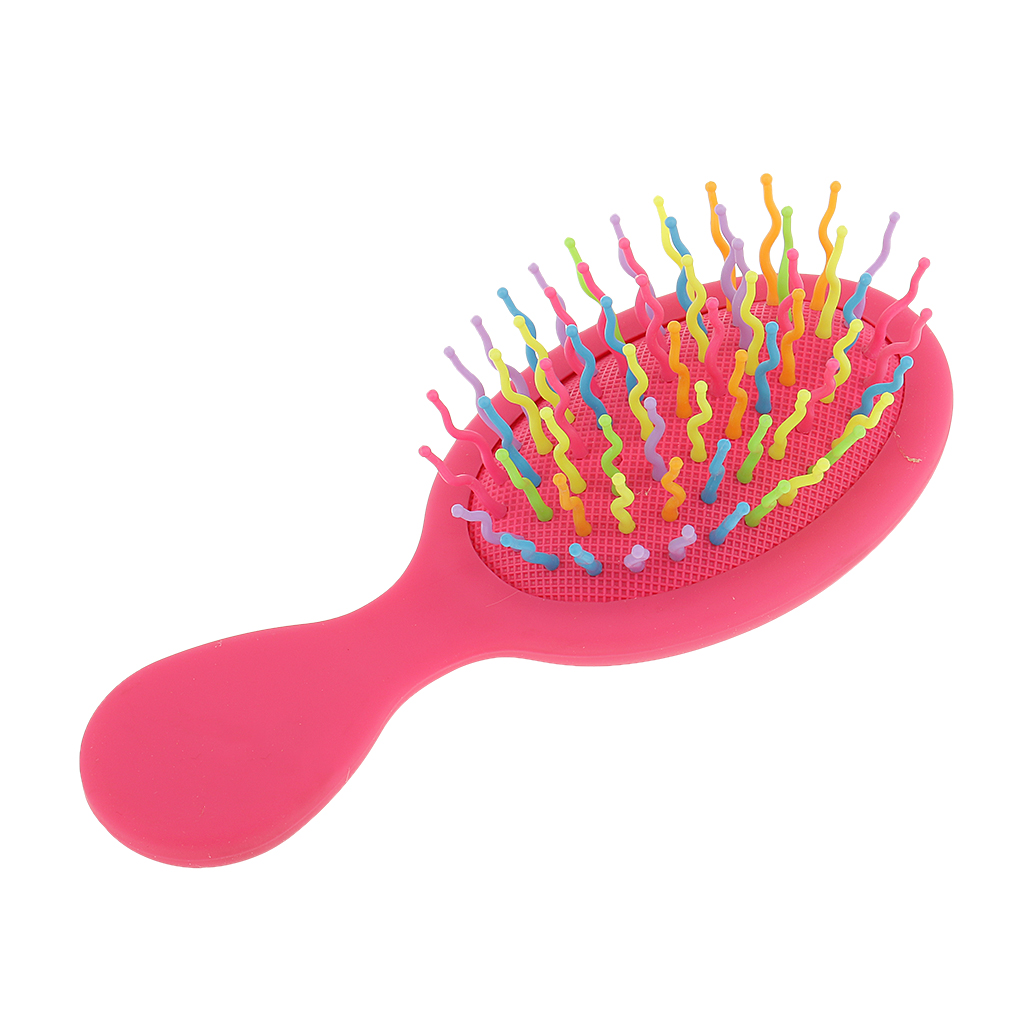 Plastic Detangling Brush Wet Dry Hair Comb Smooth Silky Hair Care - 3 Colors