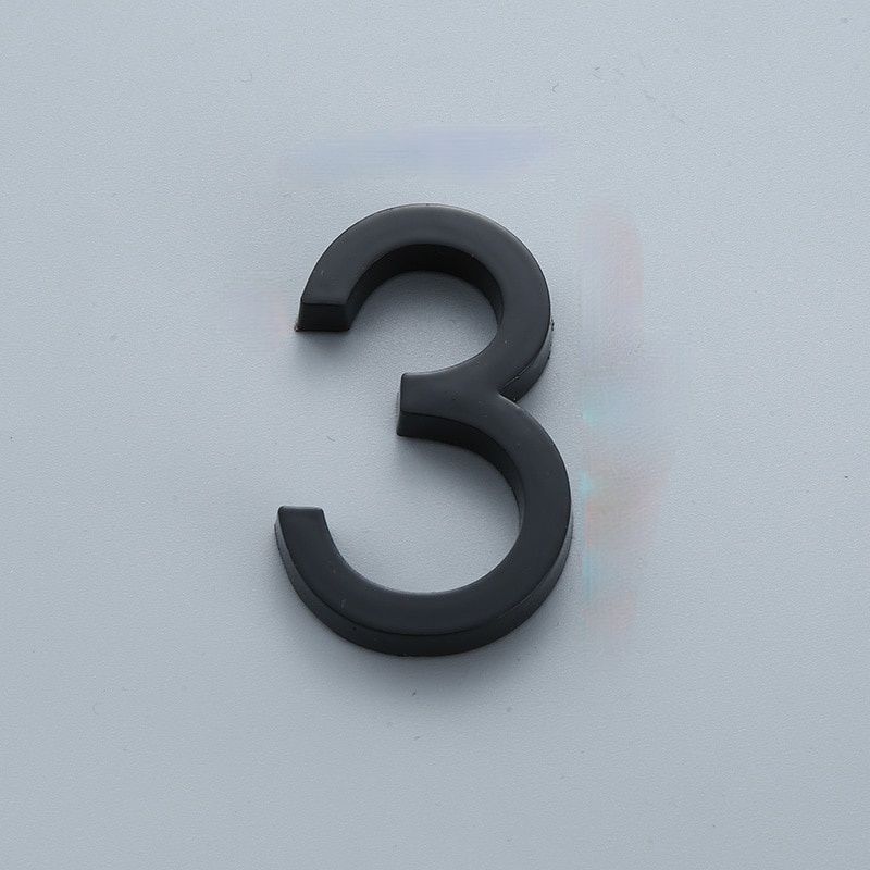 Title 6, 60mm Self Adhesive House Number Sticker For Apa...