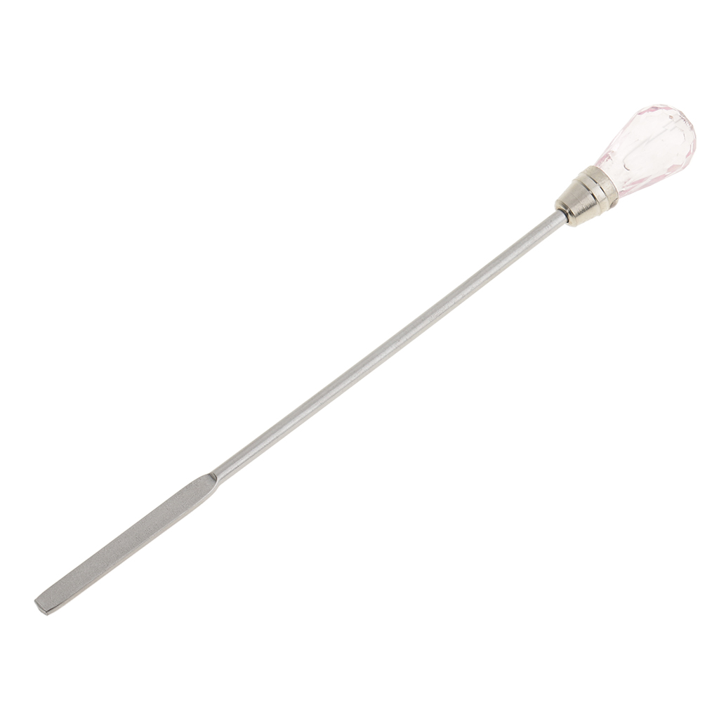 Stainless Steel Crystal Permanent Makeup Ink Pigment Color Mixing Spatula Rod