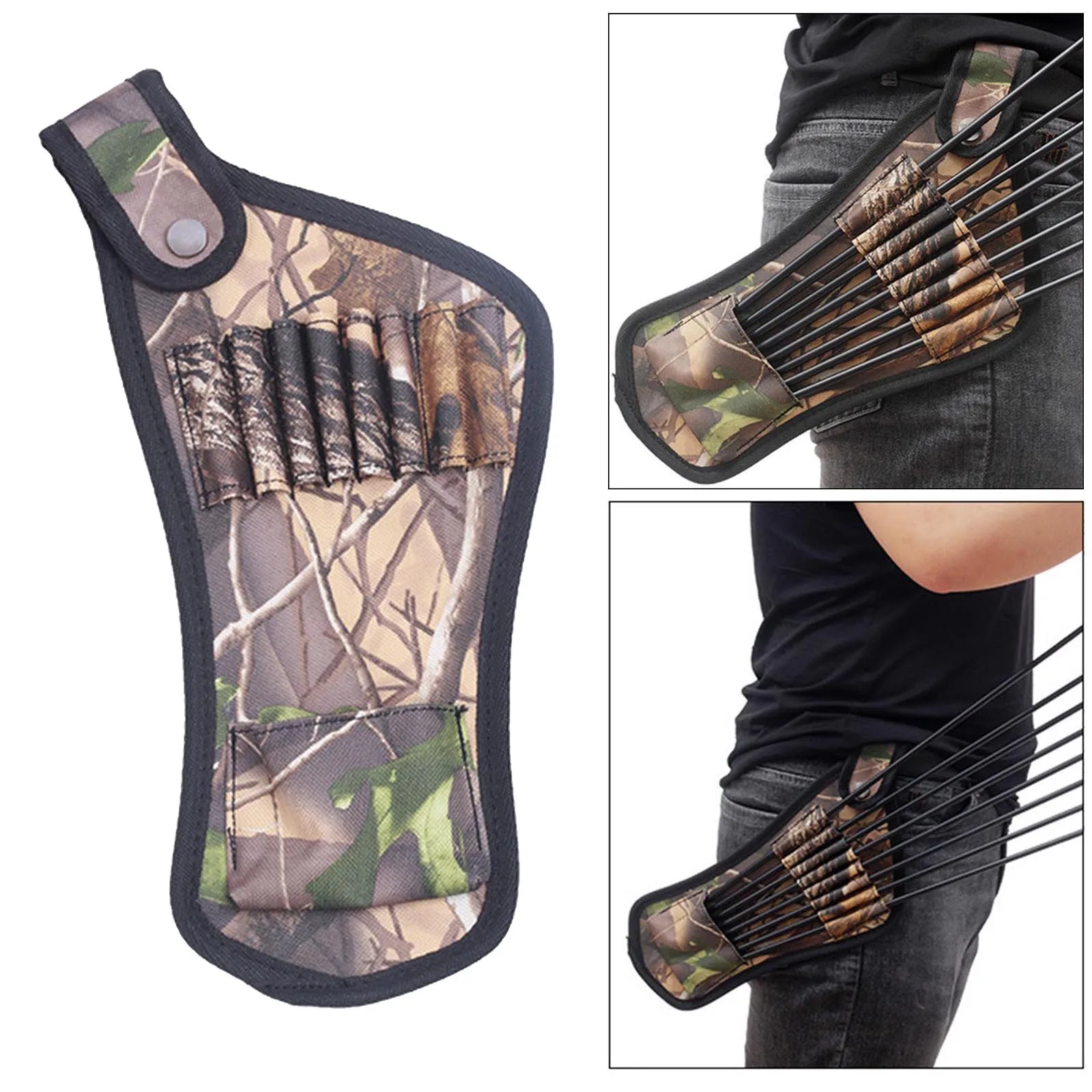 New Portable Archery Crossbow Arrow Quiver Bag Holder Pouch Waist Hip Belts 