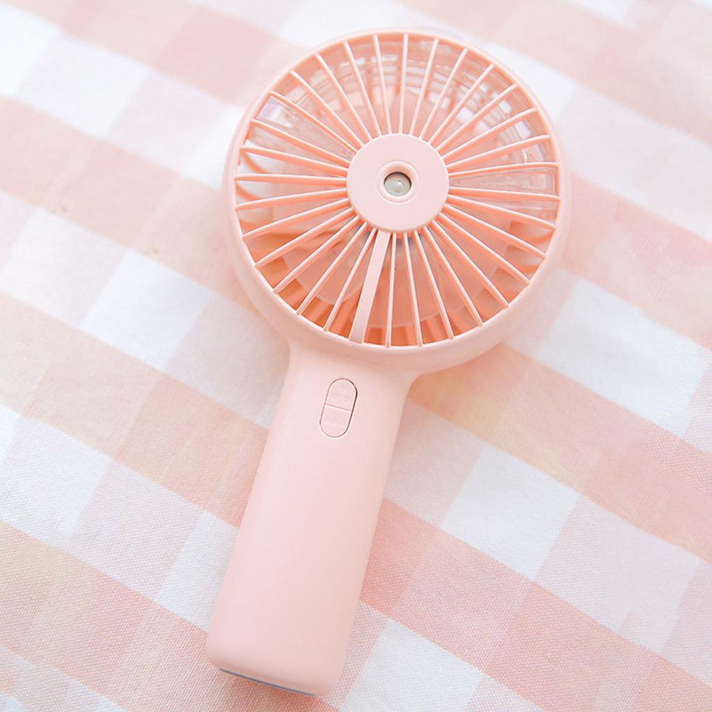 Portable Water Spray Mist Fan Electric USB Rechargeable Handheld Mini Fan Cooling Air Conditioner Humidifier for Outdoor Travel