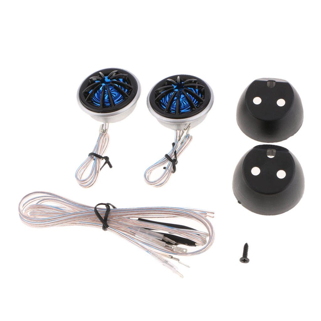 2 pcs Silk Dome Car Audio Tweeter Set , Surface, Angle or Flush Mount Options