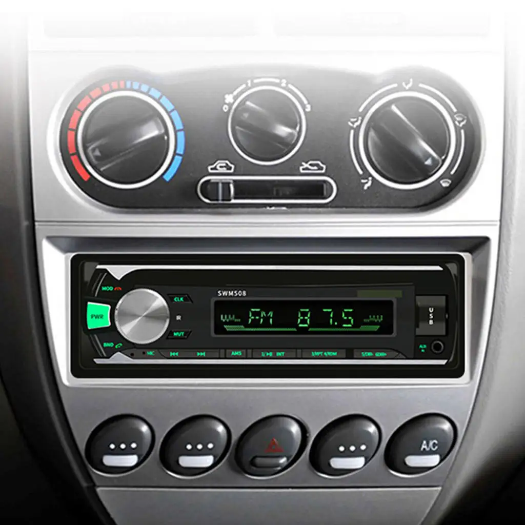 Car MP3 Radio Player Receiver Bluetooth Stereo Audio in- FM W/ Aux