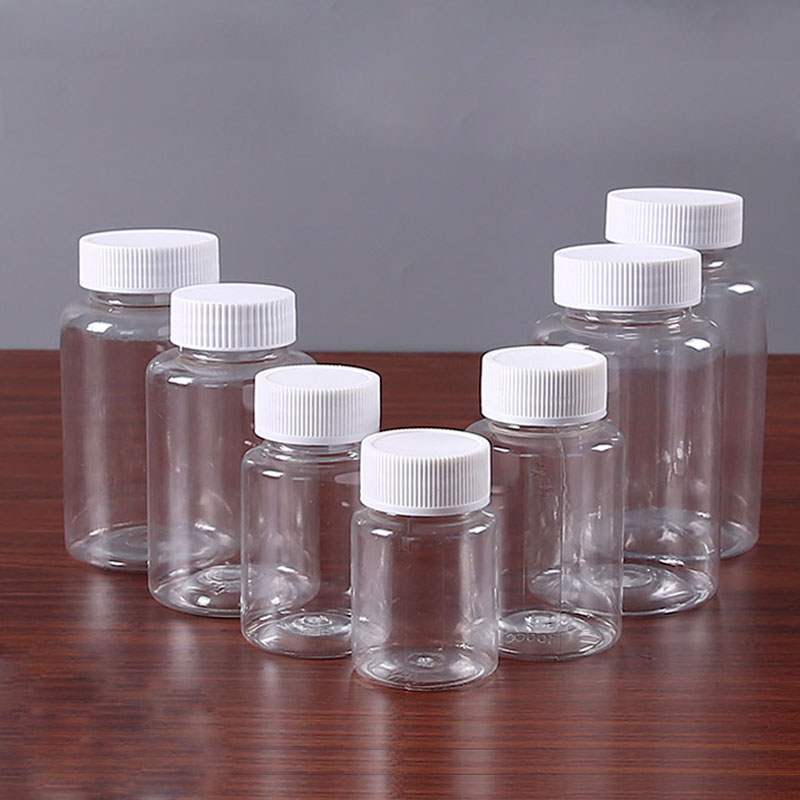 Best of 10PCS 15ml / 20ml / 30ml / 100ml Plastic PET Clear Empty Seal Bottles Solid Powder Medicine Pill Vial Container Reagent Packing Bottle Reviews & Tips