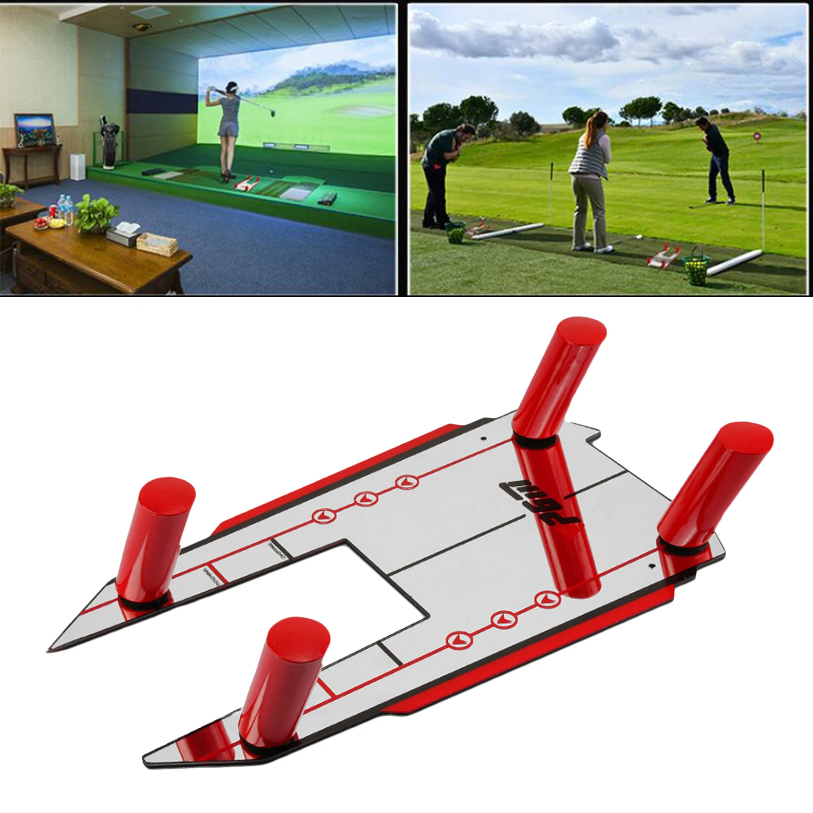 Golf Putting Alignment Mirror - Improve Your Putting Skills with This Golf Training Aid - Putt with Confidence & Accurately