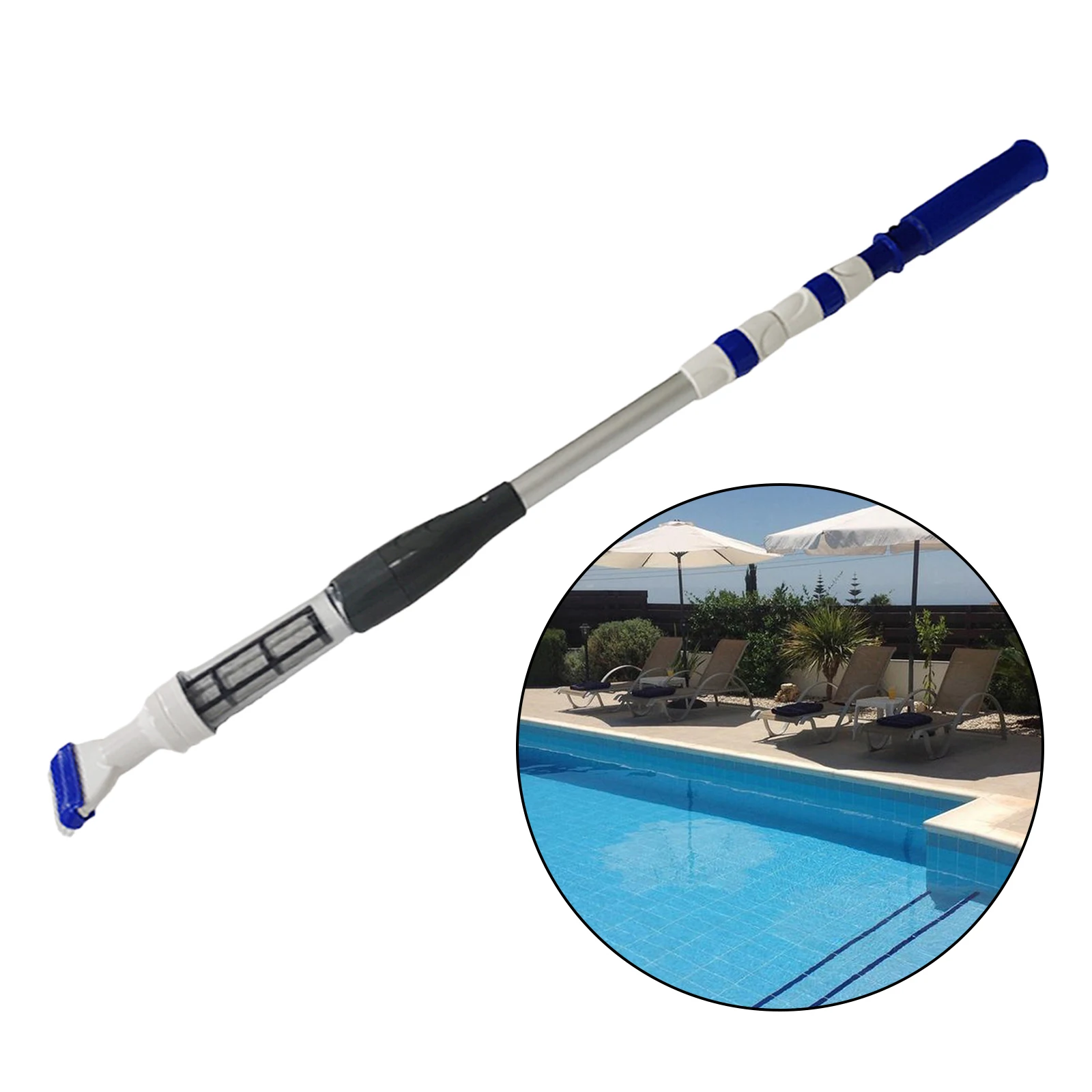 Pool Handheld Vacuum Jet Cordless Rechargeable Cleaner for Swimming Pond Fountain