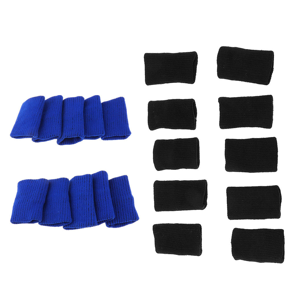 10 Pieces Protect Basketball Support Finger Protective Sleeves