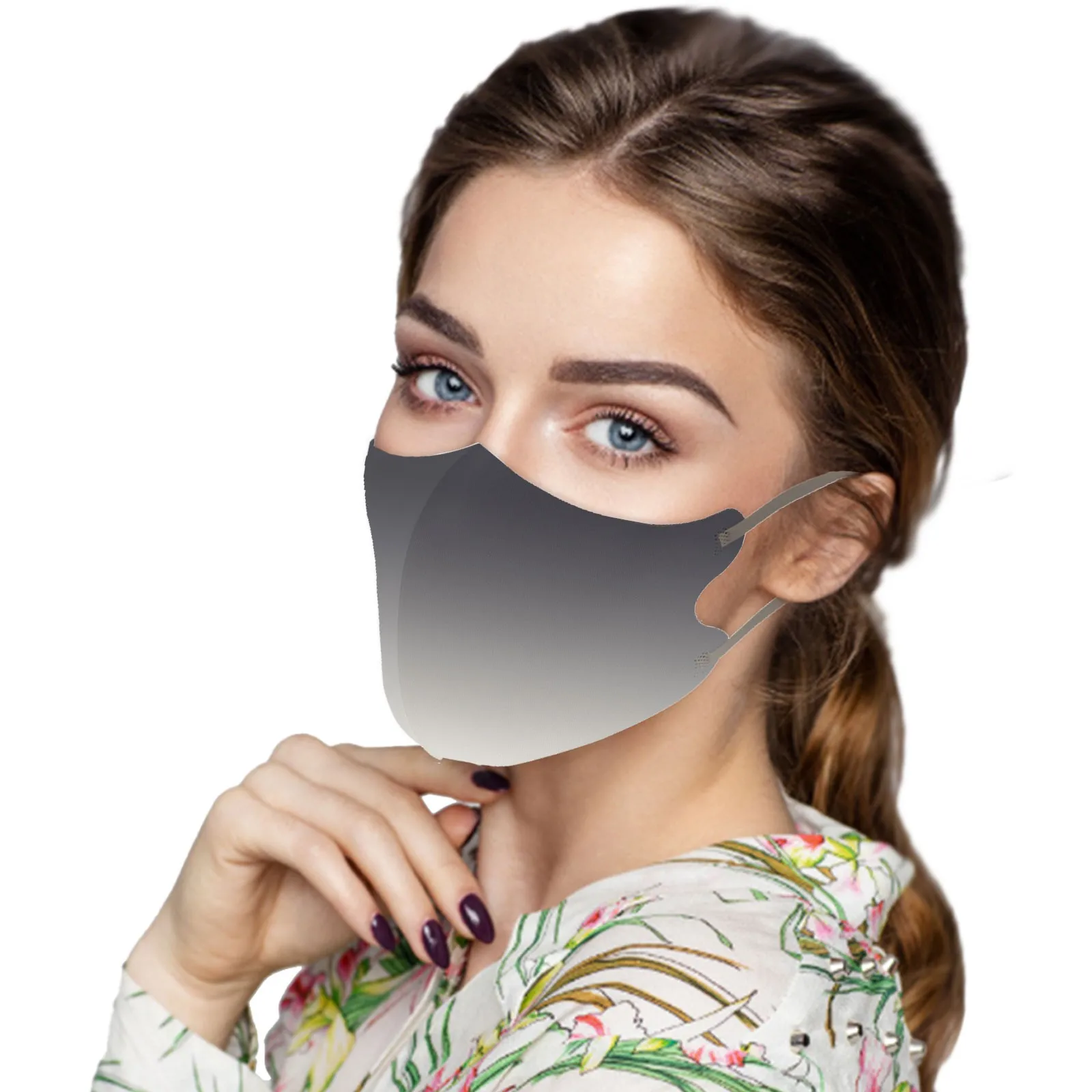 New Adult Washable Face Mask For Women Fashion Colored 3d Design Breathable Thin Reuable Fabric Face Masque Cover Decoration funny mens halloween costumes