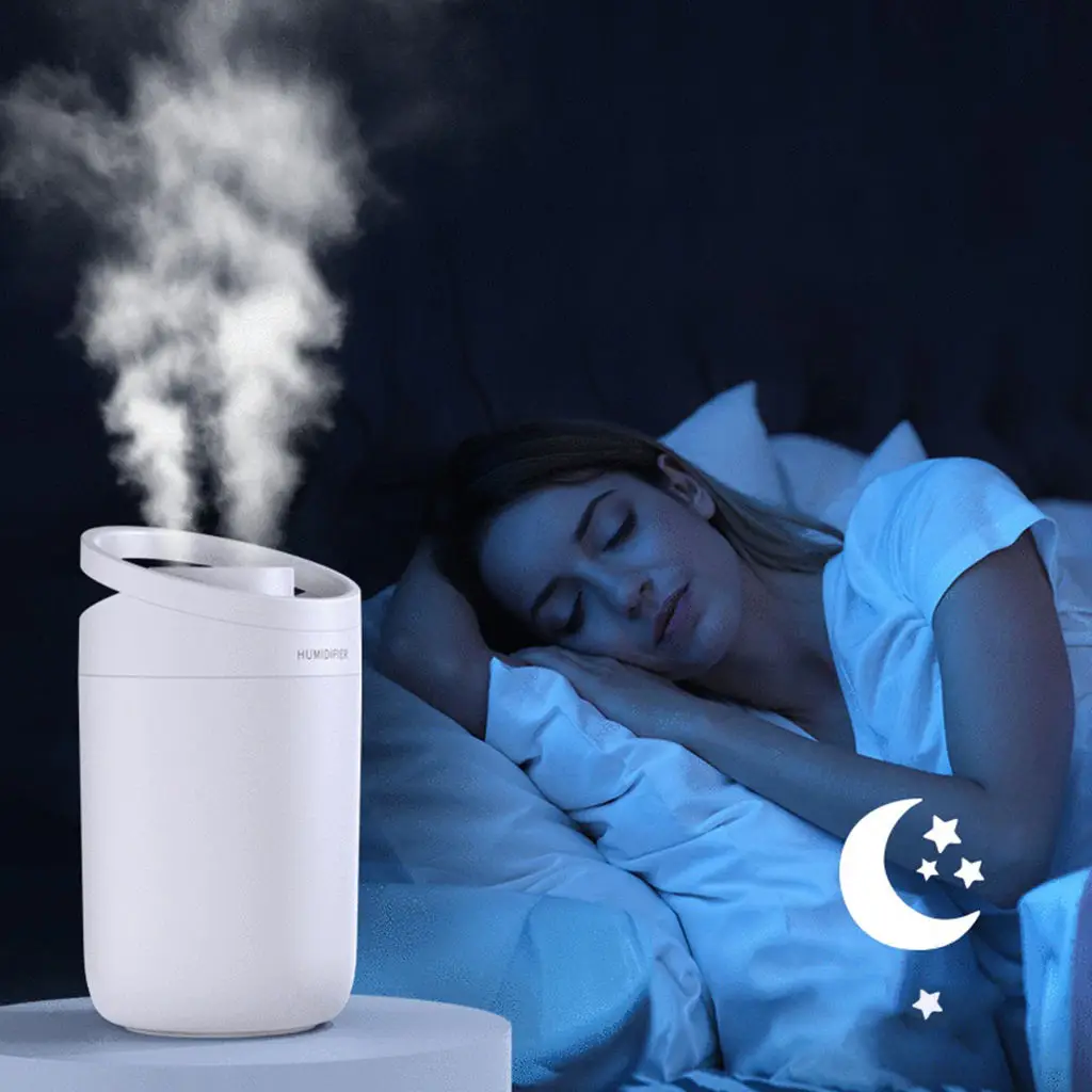Colorful LED Home Bedroom Air Humidifier Essential Oil Aroma Difuser USB 3000ml