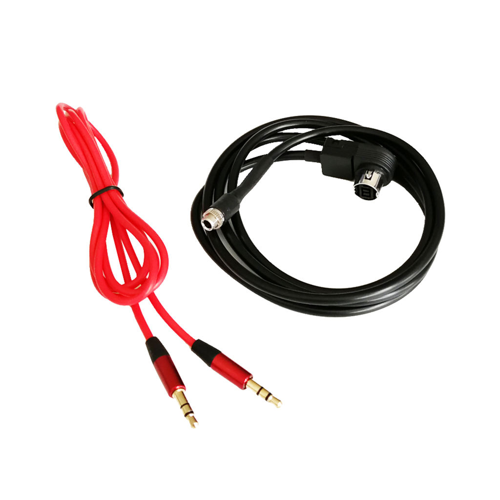 Car 3.5mm Aux Audio Adapter Cable for JVC  CD -U58 PD100 U57 U29