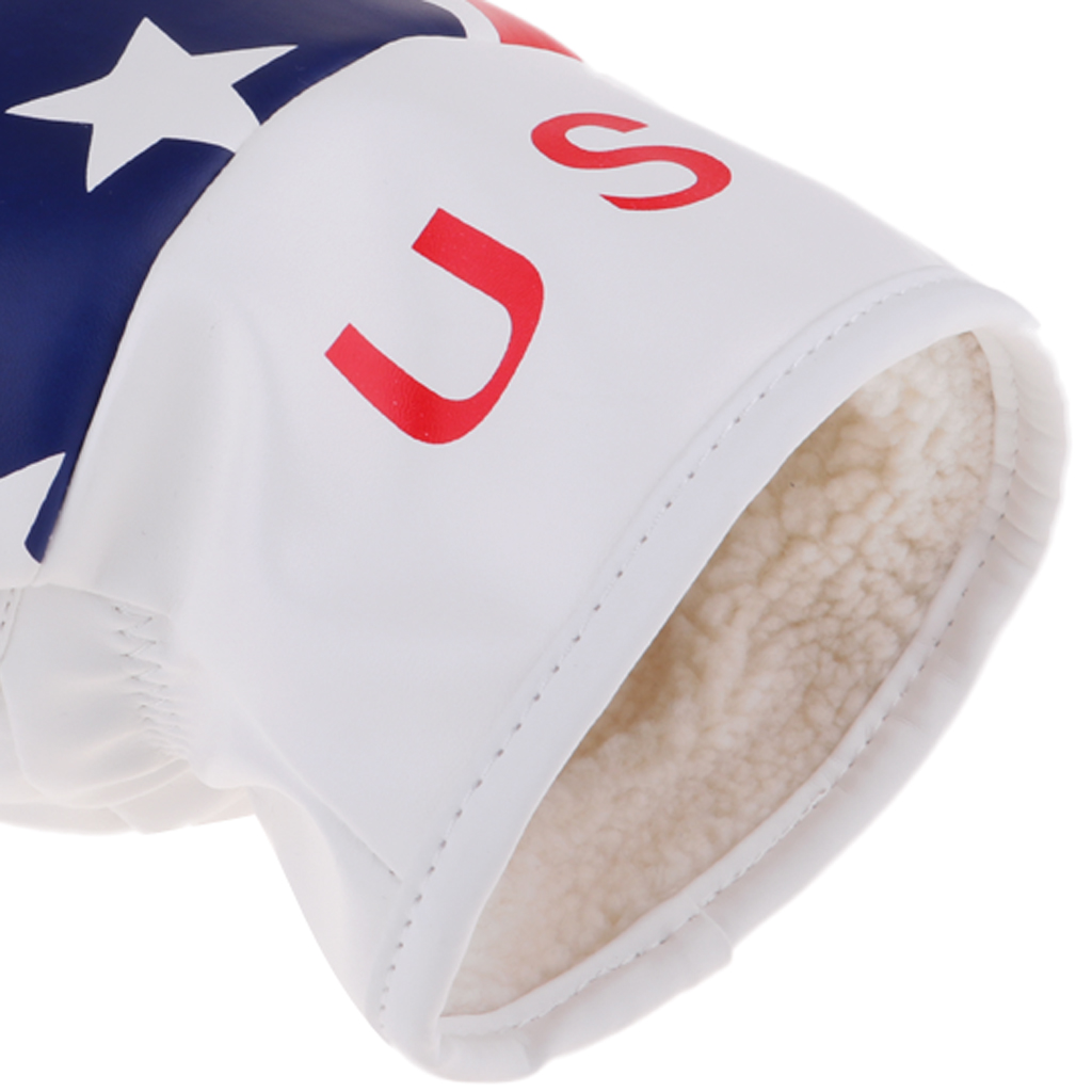 Boxing Glove Club Covers PU Leather USA Golf Head Cover Headcover Protector Bag Guard  for No.1 Wood Driver