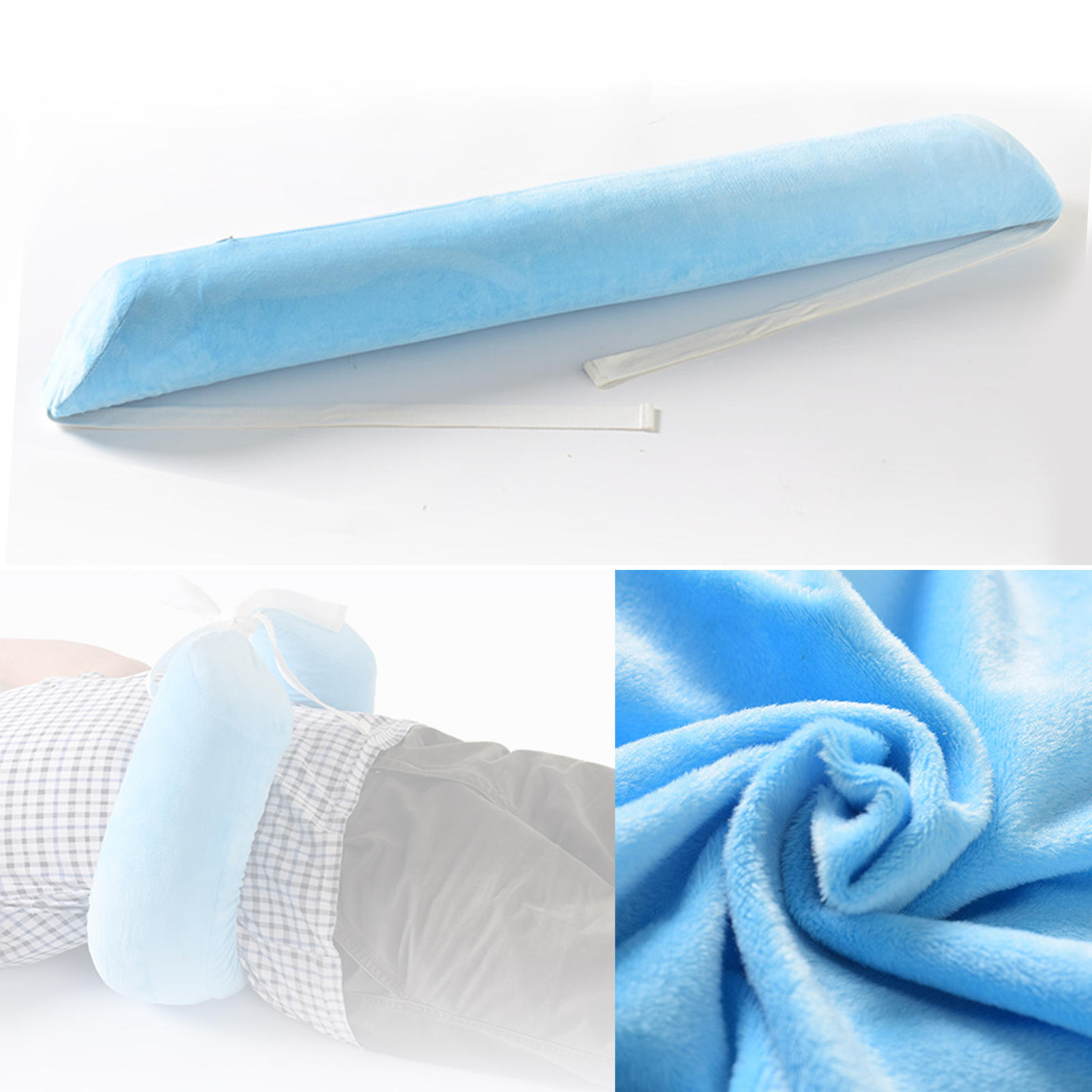 Lumbar Pillow Lower Back Support Adjustable Waist Pillow Cushion One Size for Bed Rest