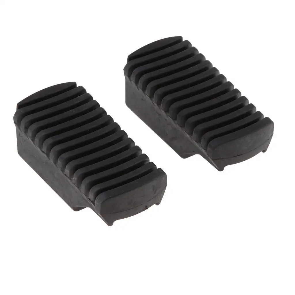2Pcs Motorcycle Rear Footpegs Footrest Rubber Pad Cover Plate for  F800GS