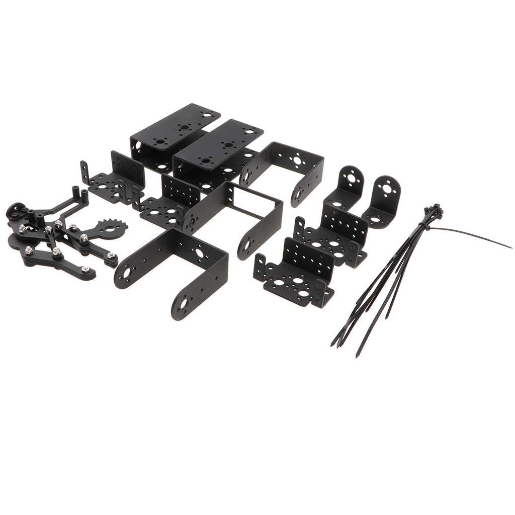 1pc DIY RC Smart Robot 6- Servo Mechanical Arm Kids Learning Toys Kits