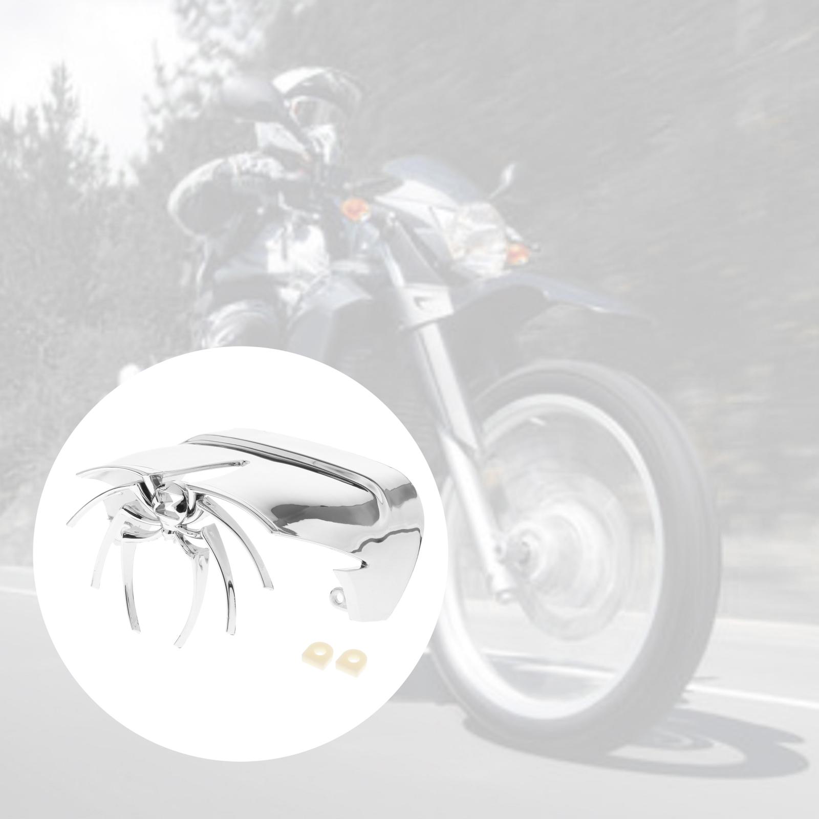 Chrome Spider Shaped Rear Tail Light Cover Motorbikes Interchange Supplies for Harley 1973-2010 FLSTS FLSTSC FLSTN FXSTD Series