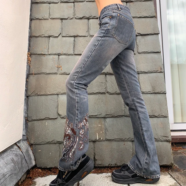 Alyx Low-Rise Flare Jeans – Thirteen Vintage