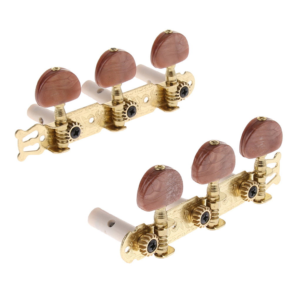 2pcs Guitar String Button Tuning Peg Machine Heads for Guitar Replacements