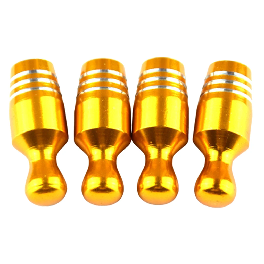 4pcs Alloy Schrader Tire Valve Caps Bike Motorcycle Cars Dust Cover