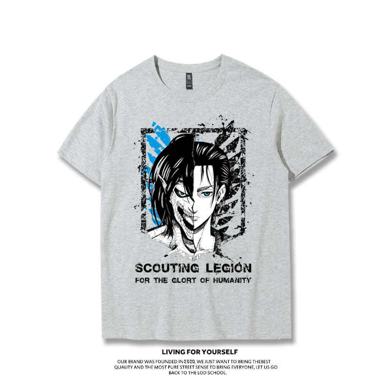 Attack on Titan Summer T-Shirt - Loose Fit, Streetwear, Unisex