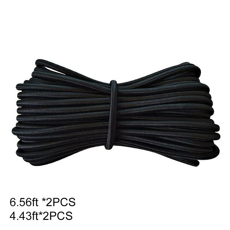 4Pcs Elastic Cord Camp Bed Rest Folding Chair Accessory Binding Rope Stable For Zero Gravity Reclining Garden Sun Lounger Chairs