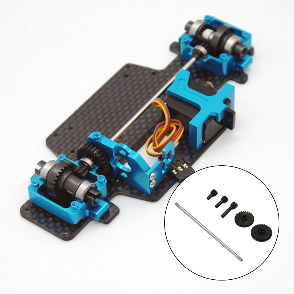 1/28 Reduction Gear w/ Front Rear Drive Gear for Wltoys K989 P929 DIY Parts