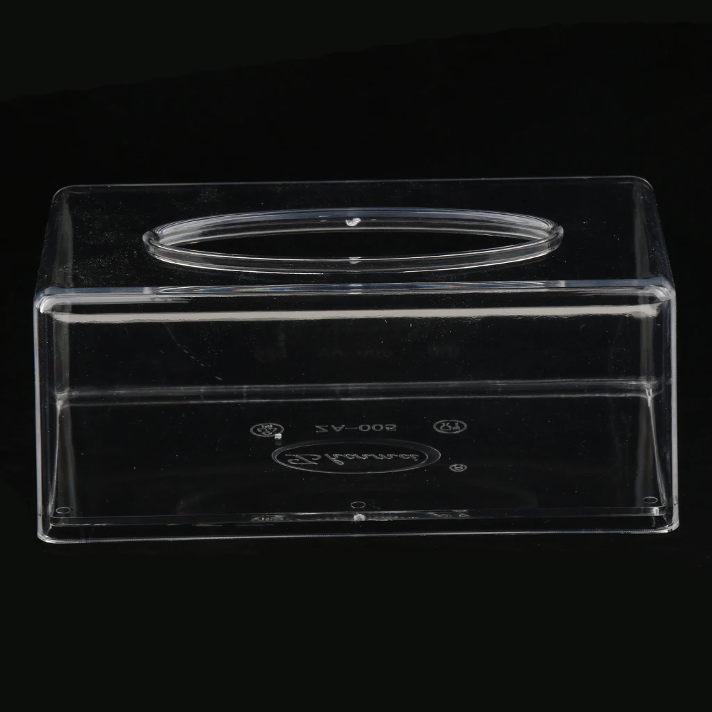 Acrylic Clear Tissue Case Facial Paper Towel Dispenser Box, shatter resistant and durable in use