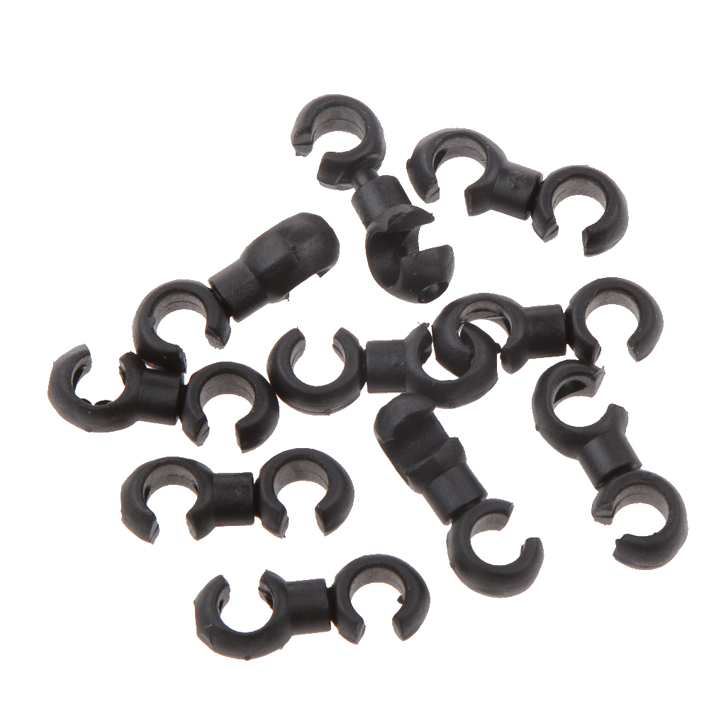 10Pcs Plastic Bike Brake Cable Clips Bicycle S Shape Derailleur Brake Cable Housing Clear up Clip