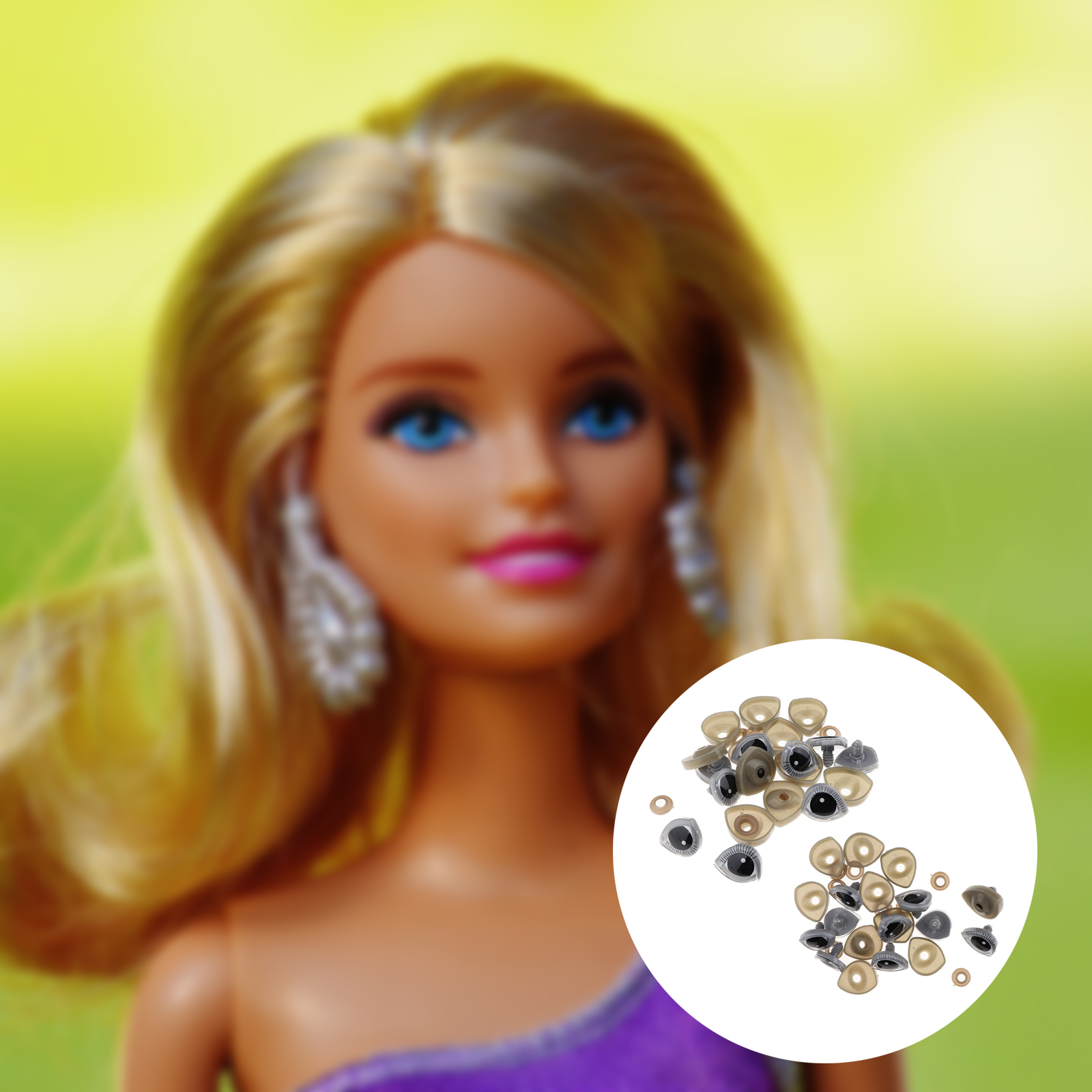 Plastic Safety Eyes DIY Accessories for Stuffed Plush Stuffed Animals Large And