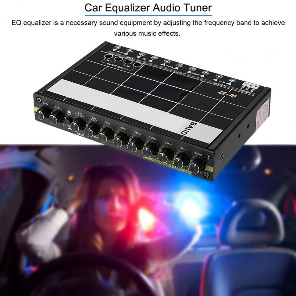 Title 3, Audio Equalizer High Sensitivity Universal ABS ...