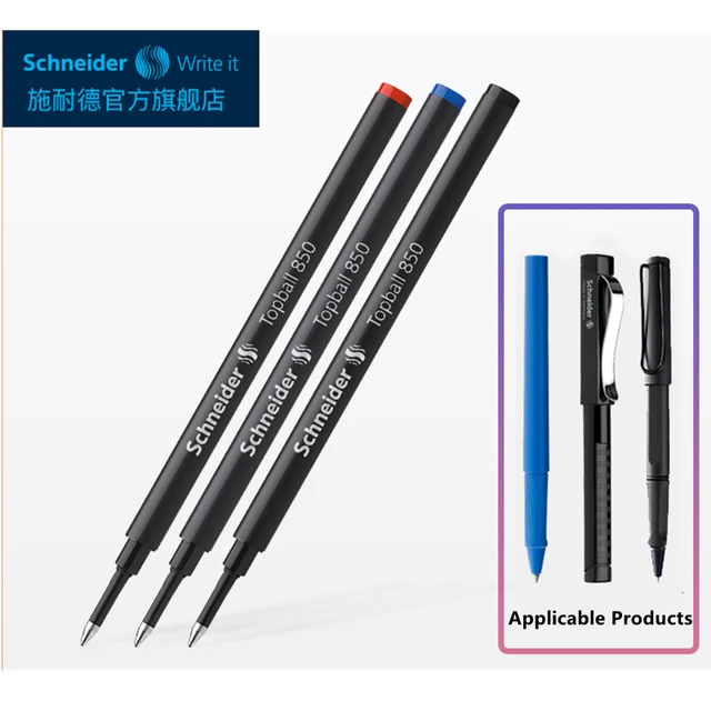 Schneider Topball 850 Tintenroller Ersatz Minen 0,5 mm blau