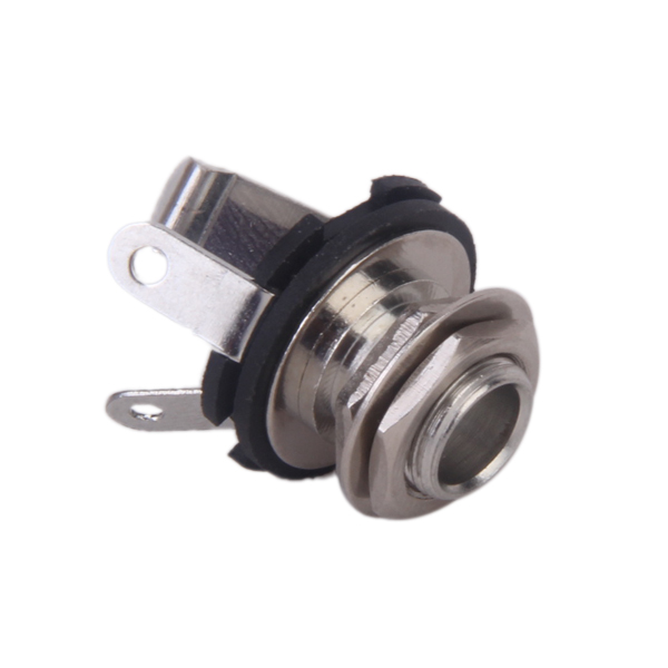 Silver Output Jack Socket Connector + Jack Cup 1/4