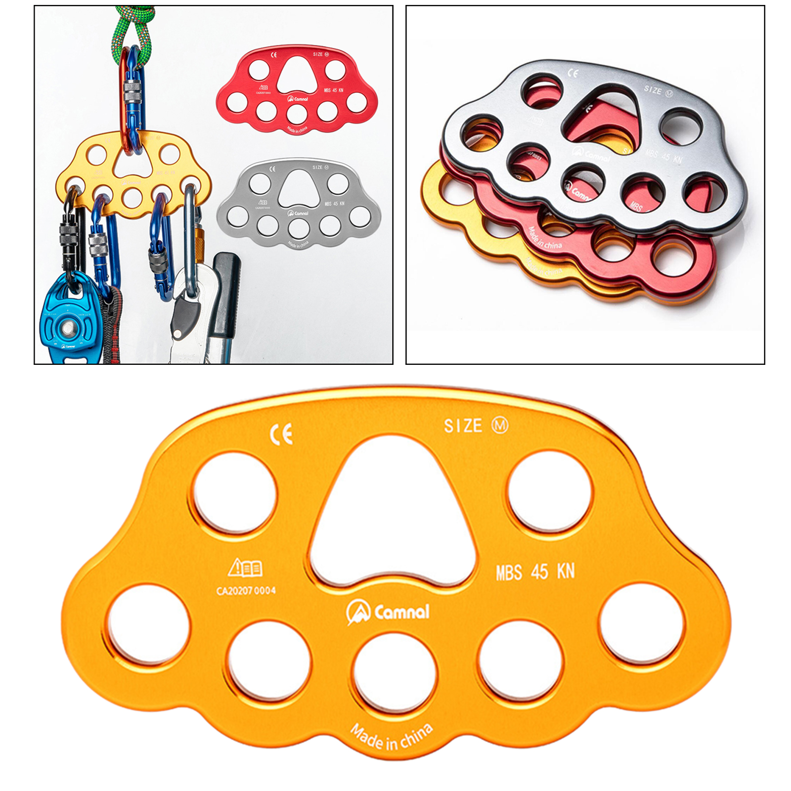 Rigging Plate Multipliers Anchor Point Gear Mountaineering Ropes Equipment