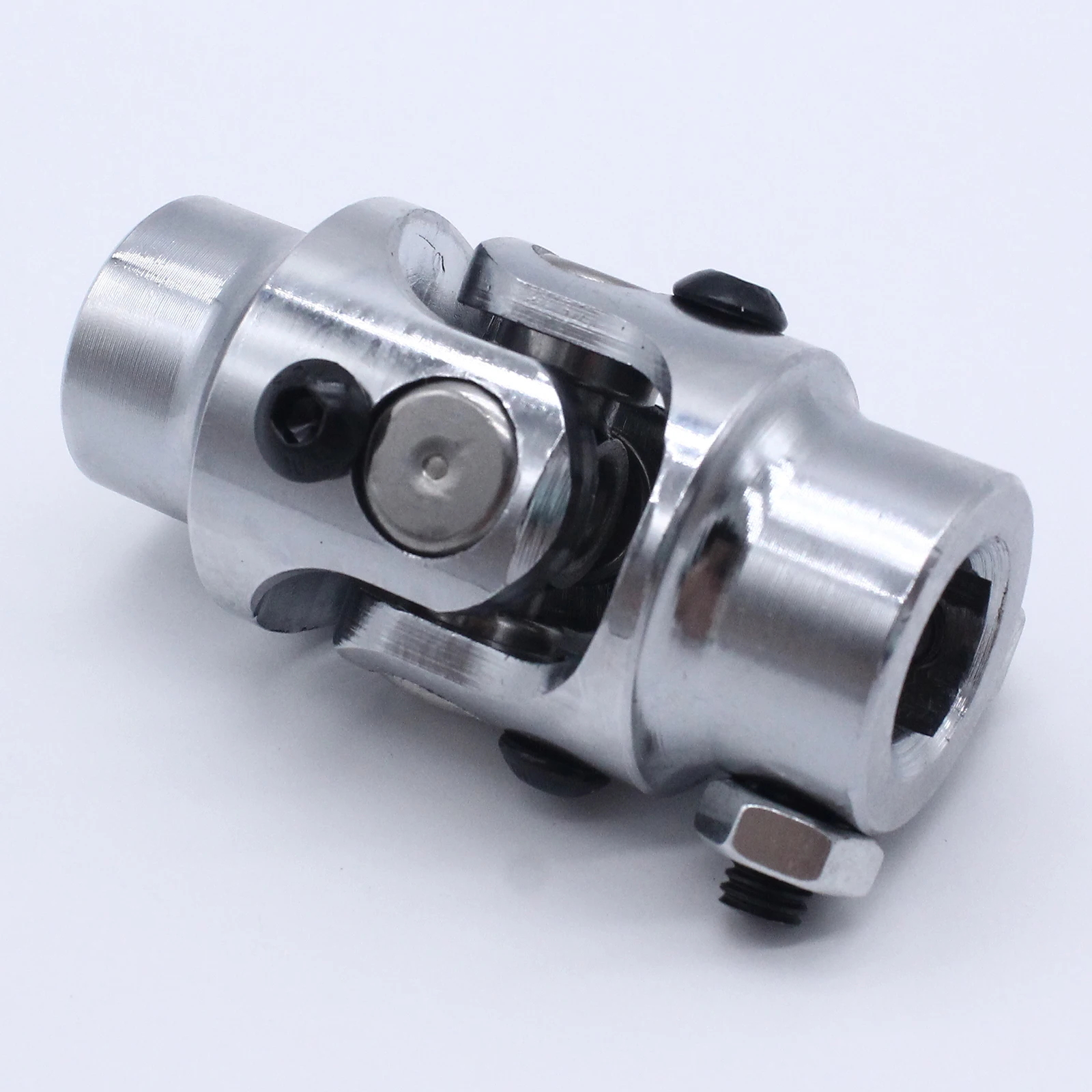 Steering Shaft U Joint 38 Degrees 3/4-36 Spline X 3/4in DD, Premium,Silver Colour