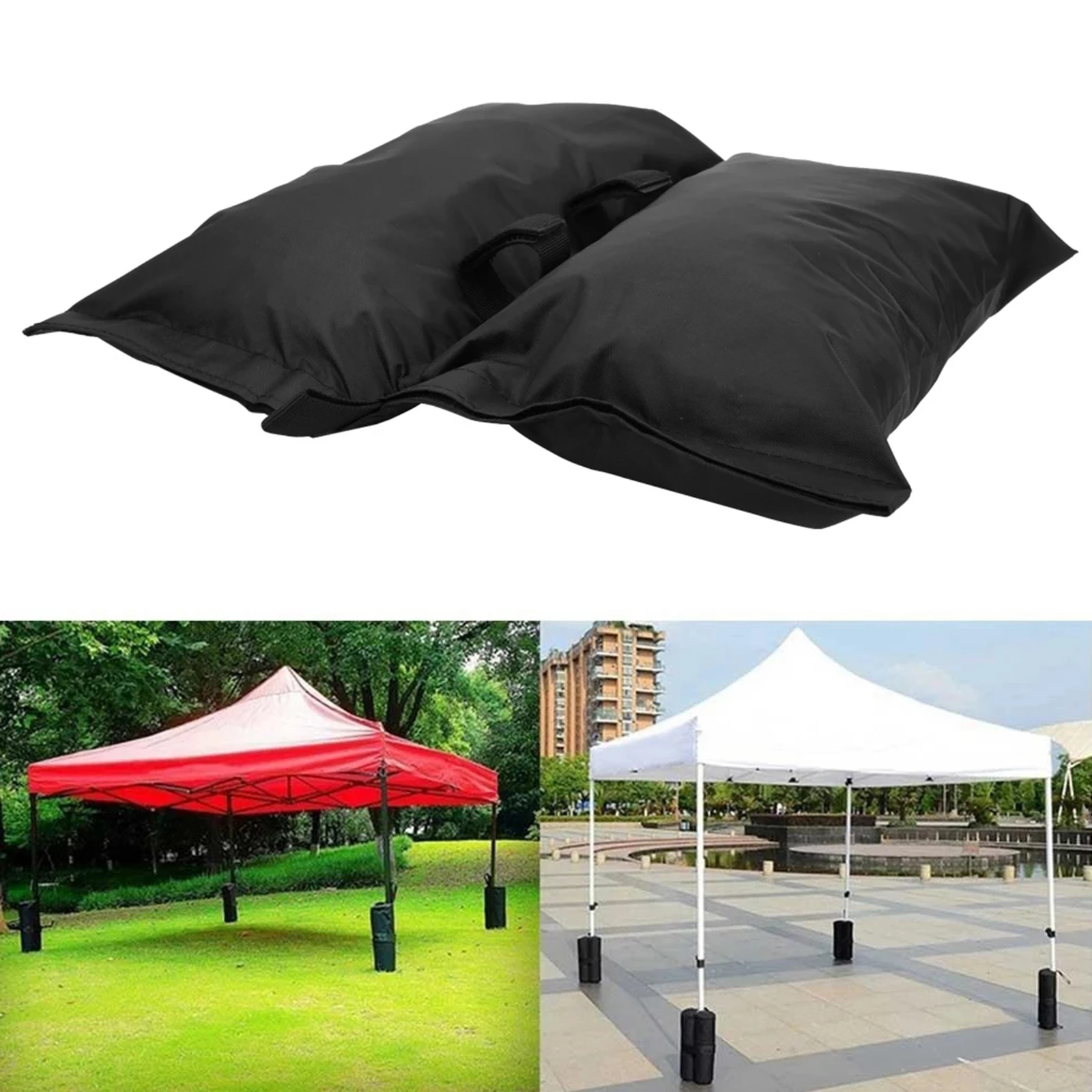 Portable Parasol Umbrella Fixing Sand Bags, Outdoor Base Weight Bags, Fixing Sandbags for  up Canopy Instant Shelter