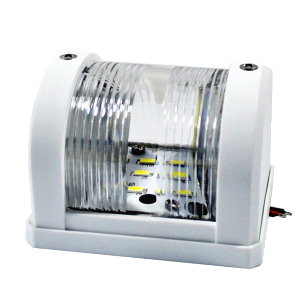 Marine Boat White Stern LED Navigation Light Waterproof Yacht Night Sailing Lamp