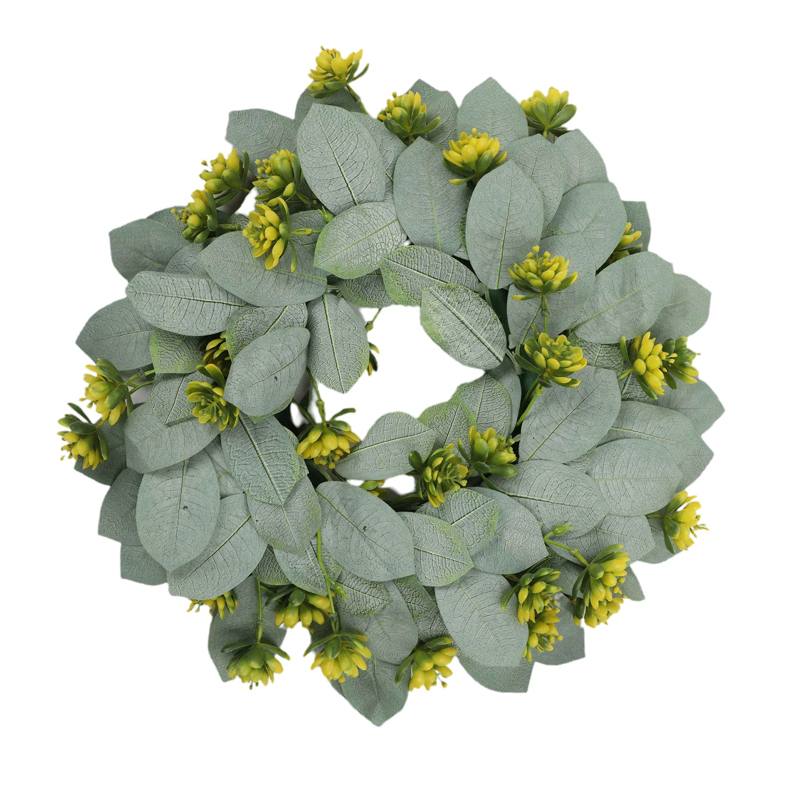 Leaves Eucalyptus Wreath Garland for Front Door ing Wedding Holiday Festival Celebration Decor Ornaments