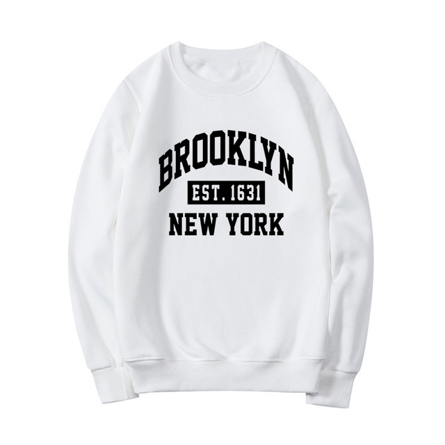 Brooklyn New York Black Graphic Sweatshirt