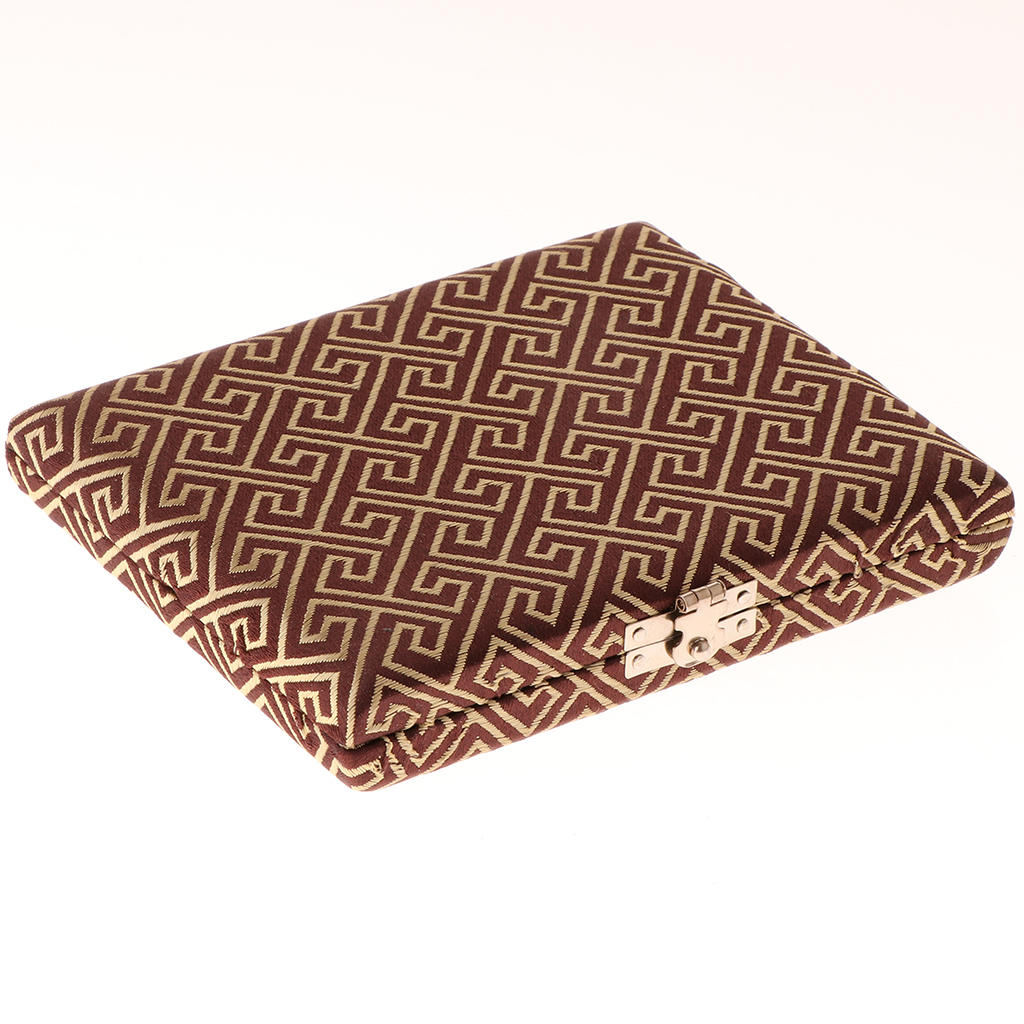 Oboe Reed Case Holder Box Internal Thicken Flannel for 10 Reeds Coffee