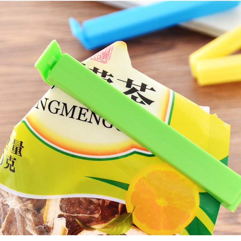 Description Picture 2 of item20Pcs/10Pcs Portable New Kitchen Storage Food Snack Seal Sealing Bag Clips Sealer Clamp Plastic Tool Kitchen Accessories