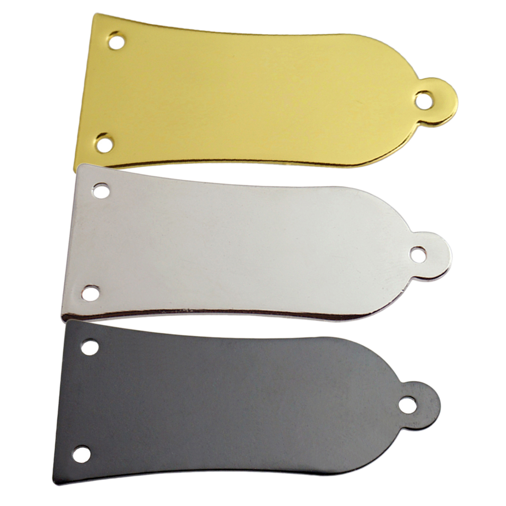 Metal 3 Hole  Rod Cover Plate For Bass Guitar Replacement Part