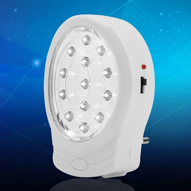 LED Emergency Light 2W Cold White 2 Gear Energy Saving Rechargeable Plug In Power  Failure Light Warning Night Lights - AliExpress