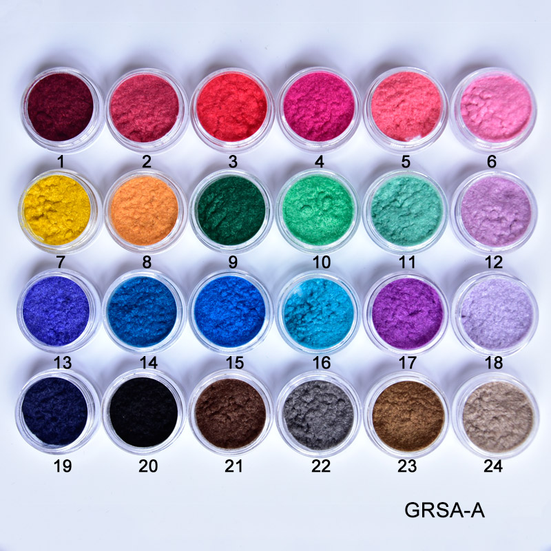 Best of 24 Boxes 3D Flocking Velvet Powder Villus Powder For Nail Art Decoration Nail Art Glitter Velvet Flocking Powder 2.5ml / Box BPB11 Reviews & Tips