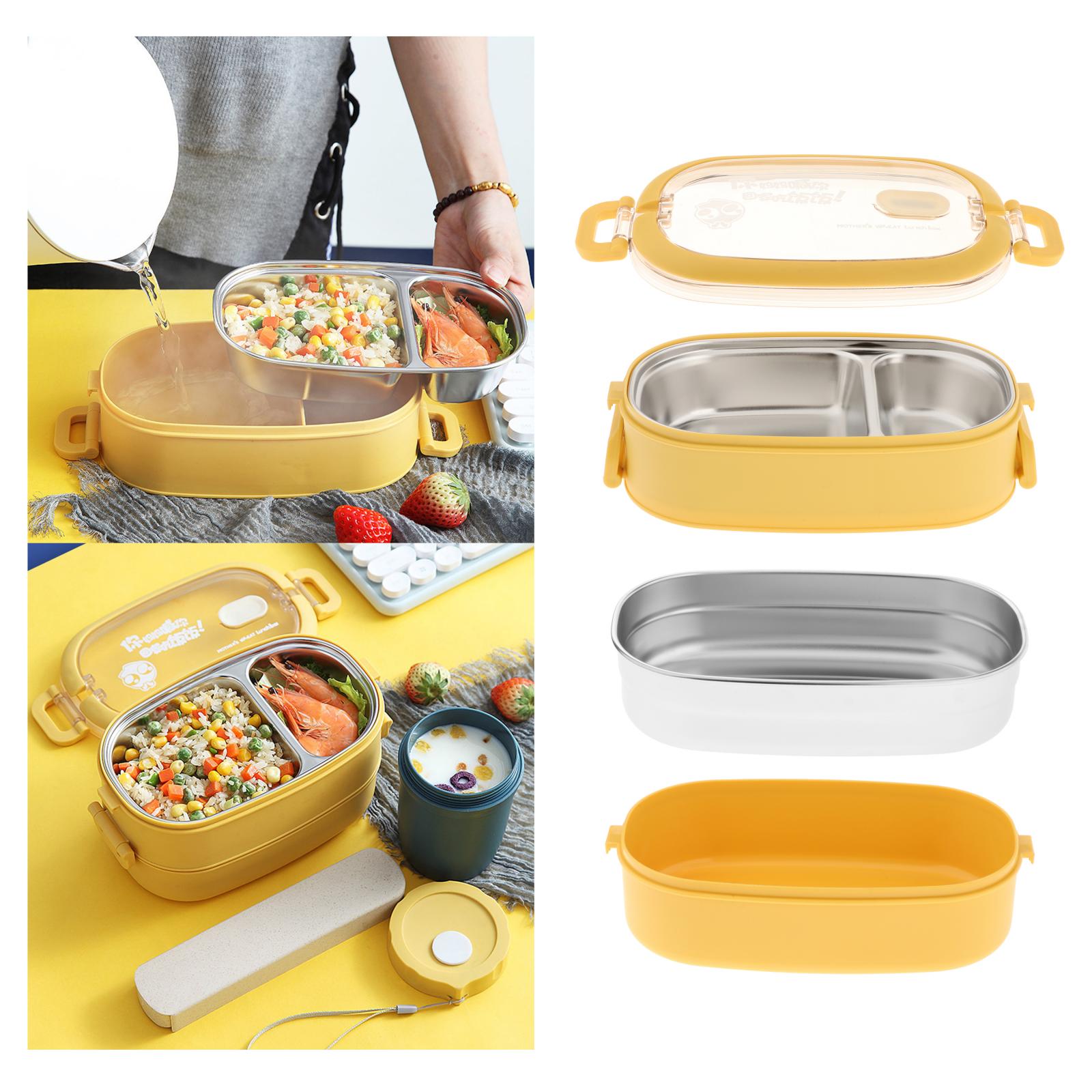 Portable Bento Box Leakproof BPA Free Outdoor Lunch Box Large Capacity for Children with Compartment School Camping Travel