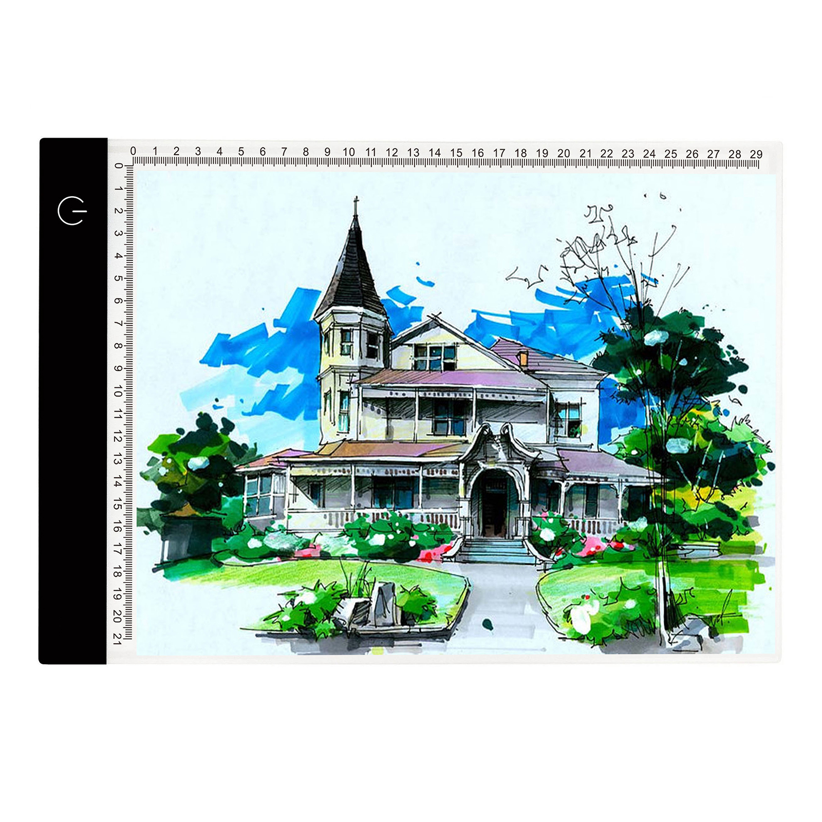 A4 Dimmable LED Artcraft Light Box Tracer Slim Light Pad Portable w/ USB Cable