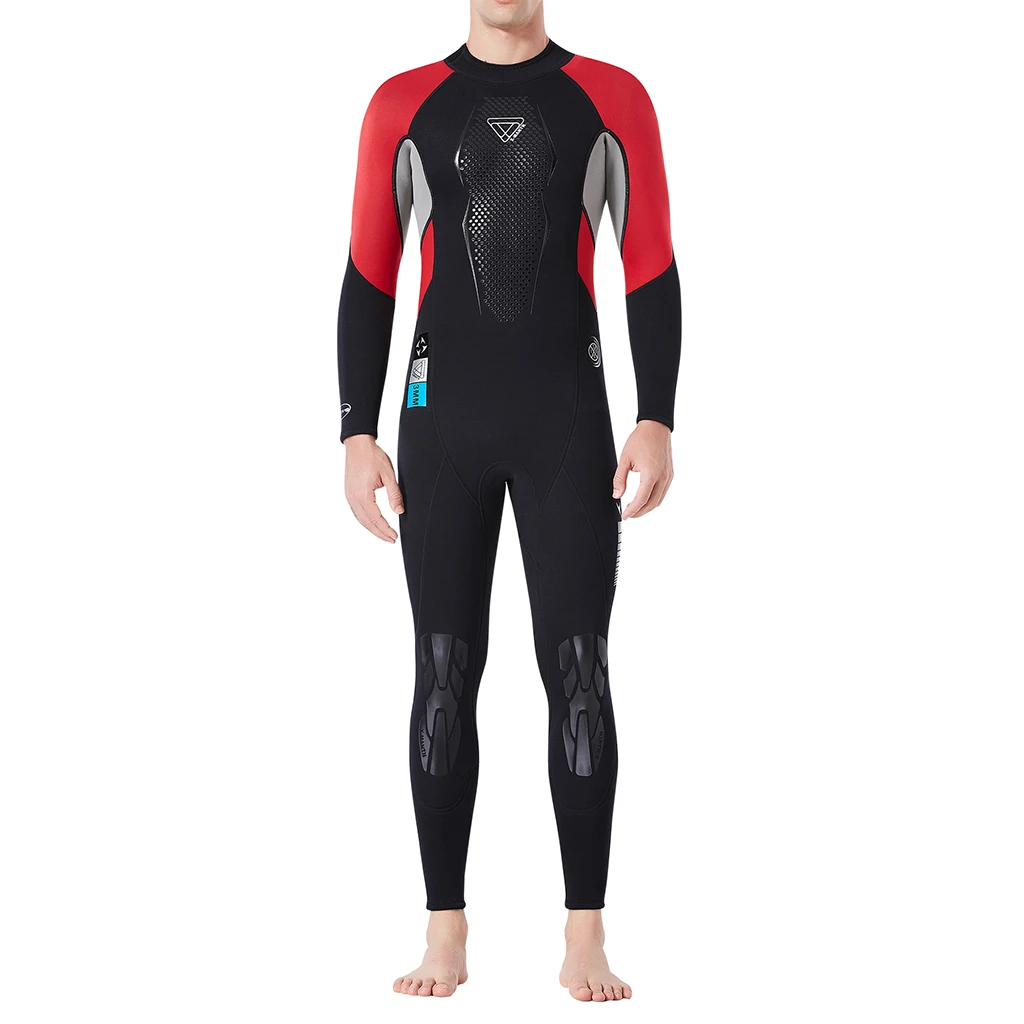 Men`s Wetsuit Full Body Suit Thermal Swimsuit for Water Sports Various Sizes Scuba Diving Wetsuit