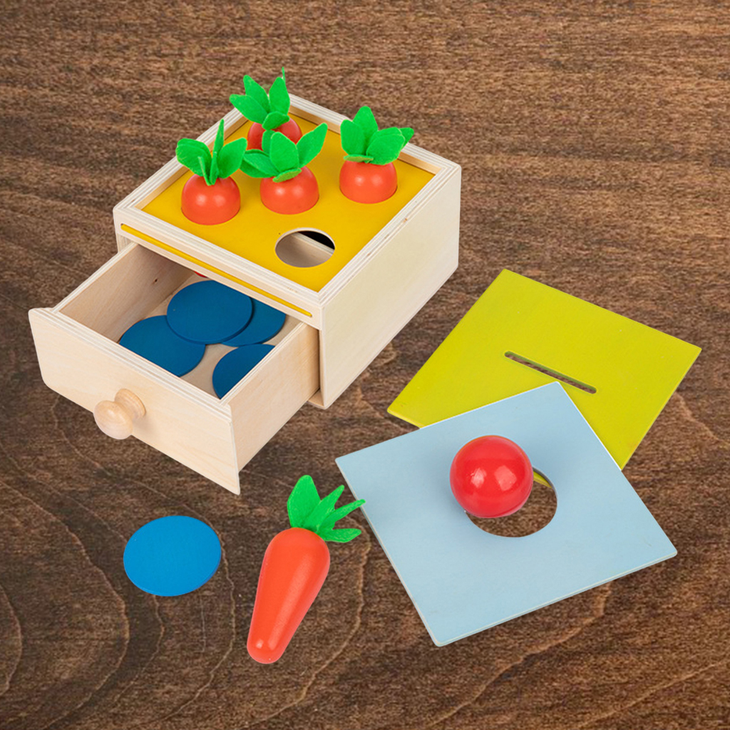 Object Permanence Box Montessori Family Educational Training Material