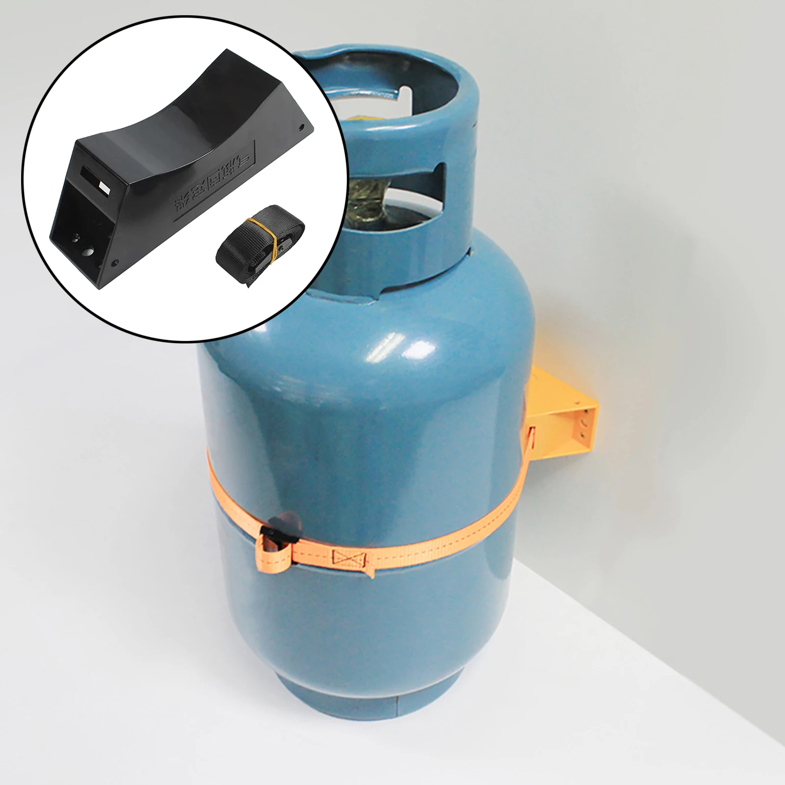 Wall Mounted Liquefied Gas Cylinder Fixing Holder For Motorhome Camper Tool