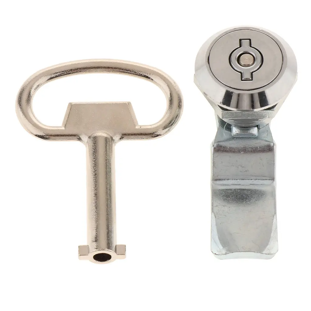 1 Pcs Cam Lock For Security Door Cabinet Cylinder Door Toolbox Drawer Shockproof Locker With 2 Keys For Boat Yacht RV Etc